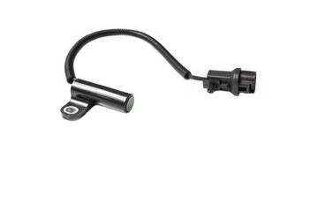 car engine crankshaft position sensor on isolated white background.