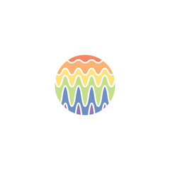 wave wavelength vector logo icon symbol element