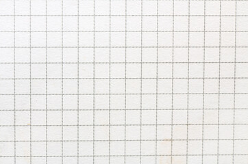 Checkered geometric background with gray lines. Sheet of school notebook