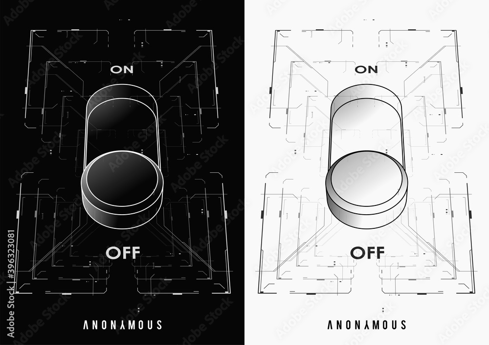 Poster cyberpunk futuristic poster. tech abstract poster template with hud elements. modern flyer for web a
