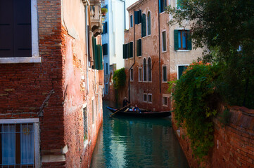 Flussgassen von Venedig