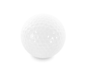 Golf ball isolated on white background.