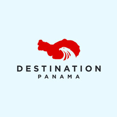 abstract panama logo. eagle icon