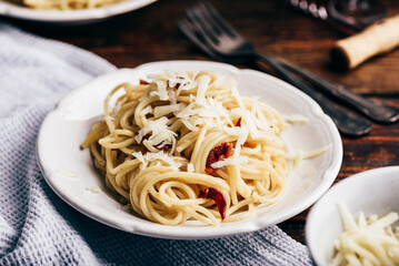 Classic spaghetti carbonara