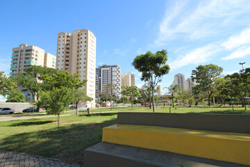 Ulisses Guimaraes Park, an urban park located in Jardim Aquarius neighborhood, Sao Jose dos Campos, SP, Brazil.