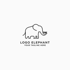 cattle logo vector collection. Elephant Design - Vector