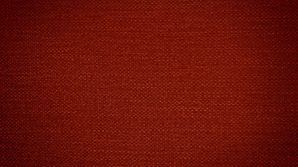vignette red linen fabric texture for christmas concept background. printing texture laminated...