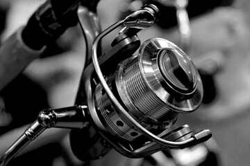 Fishing reel for professional fishermen.