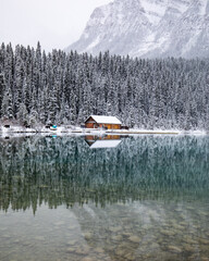 Lake Louise, Alberta in Winter