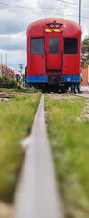 Train on the railway