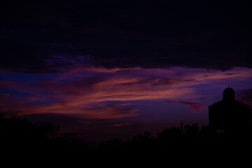 Beautiful clouds edited in lightroom with different color style