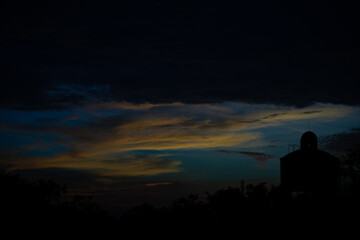Beautiful clouds edited in lightroom with different color style