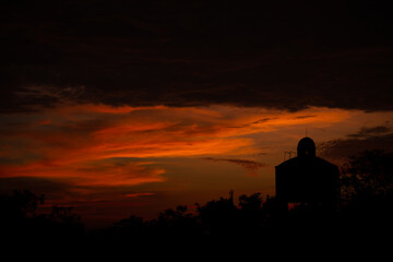 Beautiful clouds edited in lightroom with different color style