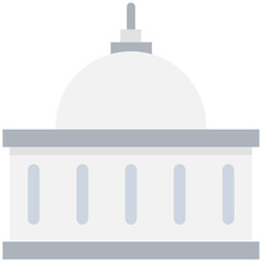 
Mosque Flat Vector Icon
