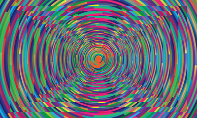 Fototapeta na wymiar Abstract liquid spiral paint background