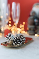 The Perfect Christmas background , candles and stars