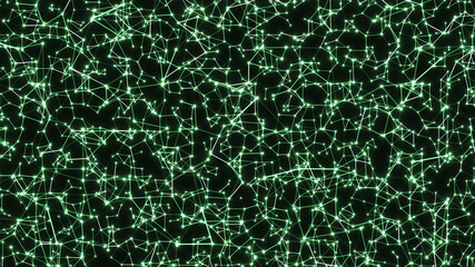 Abstract Connected Dots. Technology Concept Background.