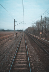 Window train, railway. Transport and travel concept