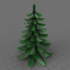 Stylized fir tree