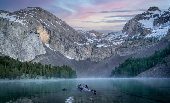 Majestic Landscape with Lake