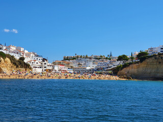Fototapeta premium Vista da Costa do Algarve em Portugal