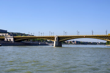 The Margareth Bridge in Budapest, Hungary. - The Margareth Bridge is an important bridge in Budapest, Hungary. It provides the road connection between Buda and Pest across the Danube. It allows access
