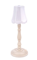 Decorative table lamp isolated on white background