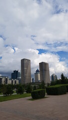 Obraz premium A vision of Kazahstan (Nursultan, former Astana, capital city)