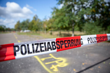 Polizeiabsperrung