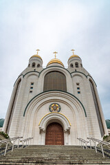 Cathedral of Christ the Saviour in Kaliningrad, front view.