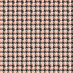 Houndstooth seamless pattern. Tartan tweed print.