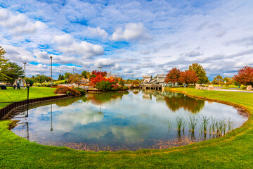 Prairie Lakes Park in Des Plaines Town of Illinois