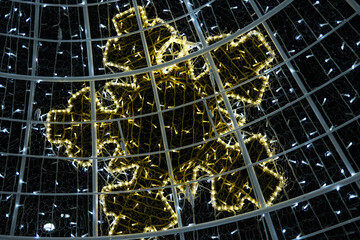 christmas lights christmas concept for banners 