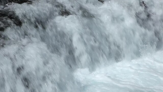 The source of the Una River in Croatia