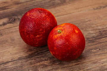 Red sweet orange over background