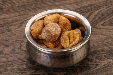 Dry sweet fig fruit heap