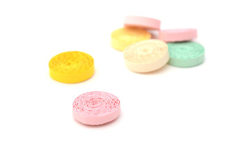 Circle paper quilling shapes