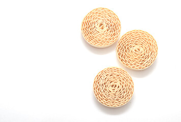 Shape round of quilling papers