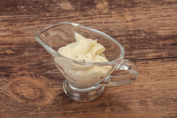 Caesar cream sauce with parmesan and herbs