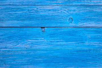 Blue wooden floor and copy space that can be used as background.
