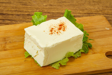 Greek traditional soft feta cheese