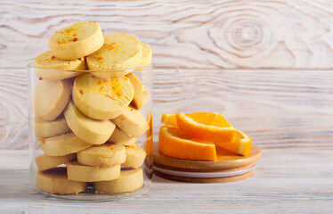 Orange and polenta cookies