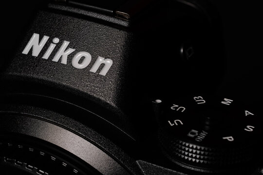 Dolyna, Ukraine September 17, 2020: close up details of the z6 camera.