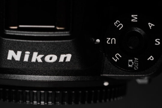 Dolyna, Ukraine September 17, 2020: z6 camera, close up details of the camera.