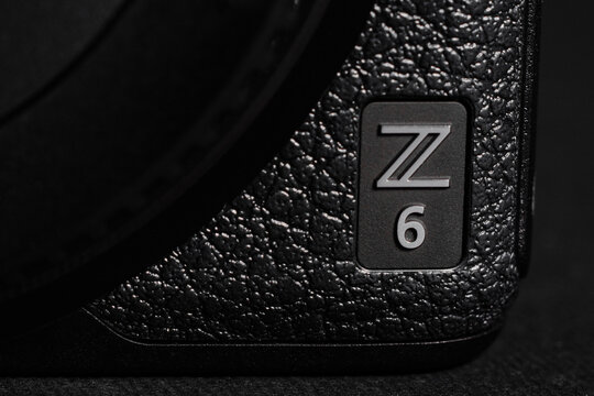 Dolyna, Ukraine September 17, 2020: z6 camera, close up details of the camera.