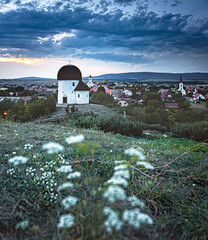 Medieval Rotunda temple in Osku, Hungary