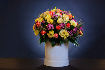 Beautiful multicolor flower decoration