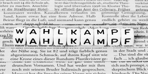 Fototapeta premium Wahlkampf