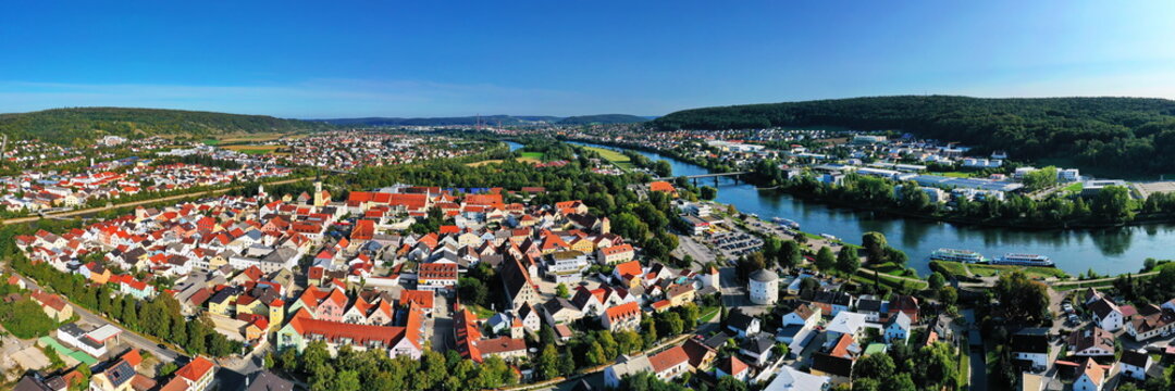 Panoramabild von Kelheim