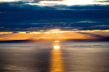 Obraz premium Atardecer Benidorm